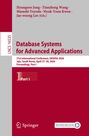 "Database Systems for Advanced Applications, 31st DASFAA 2026, Jeju, South Korea, April 27–30, Part I." Cover in Rot-Grau.