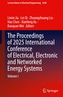 Titel: Proceedings of 2025 Intl. Conference on Electrical Systems, Volume I. Autoren: Limin Jia et al. Oben rot, unten orange.