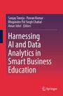 Text: "Harnessing AI and Data Analytics in Smart Business Education" von Sanjay Taneja und anderen. Springer-Logo unten.