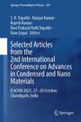 Springer Proceedings in Physics 359. Titel: "Selected Articles from the 2nd International Conference on Advances in Condensed and Nano Materials". ICACNM 2025, 27–30 Oktober, Chandigarh, India. Oben sind Herausgebernamen, unten das Springer-Logo.