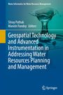Titel: Geospatial Technology and Advanced Instrumentation in Addressing Water Resources. Illustration: Wasserkrone.