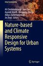 "Nature-based and Climate Responsive Design for Urban Systems" in großer gelber Schrift auf dunklem Hintergrund. Springer-Logo unten.