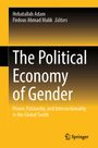 „The Political Economy of Gender“ steht in großen weißen Buchstaben auf gelbem Hintergrund. Springer-Logo unten.