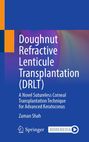 Der Text beschreibt eine medizinische Technik zur Transplantation ohne Nähte bei Keratokonus. Unten sind "Springer" und "MOREMEDIA" als Logos.