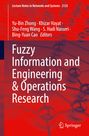 Der Text erwähnt einen Buchtitel: "Fuzzy Information and Engineering & Operations Research" und enthält ein Springer-Logo.