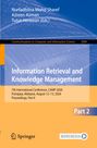 Titel: Information Retrieval and Knowledge Management. 
Konferenzdetails: CAMP 2026, Putrajaya, Malaysia. 
Linkes Cover-Design in Blau und Orange. Springer-Logo unten links.