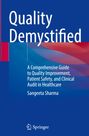 "Quality Demystified" in Weiß auf Blau. Untertitel: "A Comprehensive Guide..." Autor: Sangeeta Sharma. Unten Springer-Logo.