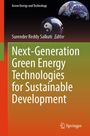 Buchtitel: "Next-Generation Green Energy Technologies for Sustainable Development". Oben Erde und Yin-Yang-Symbol.