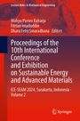 : Proceedings of the 10th International Conference and Exhibition on Sustainable Energy and Advanced Materials, Buch