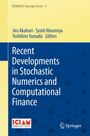 : Recent Developments in Stochastic Numerics and Computational Finance, Buch