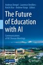 "The Future of Education with AI" zeigt Gebäude und Meer, Berge im Hintergrund; Springer und Shonan Meeting Logos unten.