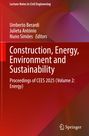 "Construction, Energy, Environment and Sustainability" ist der Titel. Autoren: Umberto Berardi, Julieta António, Nuno Simões. Rotes Design.
