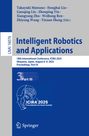 Titel: "Intelligent Robotics and Applications". Konferenzdetails: ICIRA 2025, Okayama, Japan. Oben Namen, unten Springer-Logo.