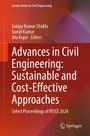 Advances in Civil Engineering: Sustainable and Cost-Effective Approaches, Buch