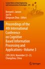 "Proceedings of the 4th International Conference on Cognitive Based Information Processing and Applications – Volume 3", CIPA 2024, 22.–23. November, Changzhou, China. Oben ist ein orangener Hintergrund mit abstrakten Symbolen. Unten rechts Logo von Springer.