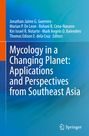 "Mycology in a Changing Planet: Applications and Perspectives from Southeast Asia" in weißer Schrift auf blauem Hintergrund.