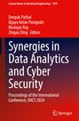 Titel: Synergies in Data Analytics and Cyber Security, Konferenz DACS 2024. Roter und dunkler Hintergrund.