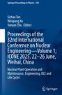 Springer Proceedings in Physics 330, ICONE 2025, Weiha, China. Herausgeber: Sichao Tan, Weiqiang Xu, Yanyan Zhu. Springer-Logo.