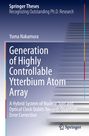 „Generation of Highly Controllable Ytterbium Atom Array“, Autor Yuma Nakamura, erscheint bei Springer. Treppenmotiv.