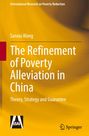 Text: "The Refinement of Poverty Alleviation in China: Theory, Strategy and Guarantee." Gelber Hintergrund, Logos unten.