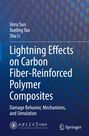 "Lightning Effects on Carbon Fiber-Reinforced Polymer Composites: Damage Behavior, Mechanisms, and Simulation." Blauer Hintergrund.