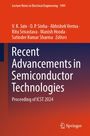 Recent Advancements in Semiconductor Technologies, Buch