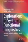 Buchtitel: "Explorations in Systemic Functional Linguistics". Herausgeber: Chenguang Chang, Hui Yu. Bunter Farbverlauf.