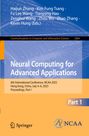 Titel: "Neural Computing for Advanced Applications". Konferenz: NCAA 2025, Hong Kong, 4-6 Juli. Springer-Logo unten.