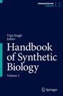 Vijai Singh, Editor: Handbook of Synthetic Biology, Volume 1. Blaues Cover mit Verlagslogo unten.