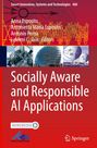 Buchtitel: "Socially Aware and Responsible AI Applications" von mehreren Herausgebern. Oben technische Illustrationen.