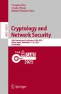 LNCS 16351. Cryptology and Network Security. 24th Conference, Osaka, Japan, 2025. Springer-Logo unten.