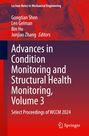 Buchtitel: "Advances in Condition Monitoring and Structural Health Monitoring, Volume 3." Rotes mechanisches Design.
