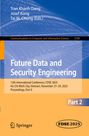 Buchtitel "Future Data and Security Engineering", orange und blaue Gestaltung, mit Springer-Logo unten links.