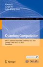 "Quantum Computation. 4th CCF Quantum Computation Conference, 2025, Chengdu. Springer-Logo und CCF-Logo auf orangefarbenem Hintergrund."