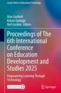 „Proceedings of The 6th International Conference on Education Development and Studies 2025“. Farbiger, verschwommener Hintergrund.