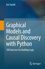 Titel: "Graphical Models and Causal Discovery with Python". Autor: Joe Suzuki. Blaue, abstrakte Hintergrundgrafik.