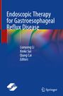 "Endoscopic Therapy for Gastroesophageal Reflux Disease" in großen weißen Buchstaben auf blauem Hintergrund.