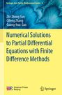 Numerical Solutions to Partial Differential Equations with Finite Difference Methods. Blaues abstraktes Muster als Hintergrund.