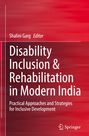 Titel: "Disability Inclusion & Rehabilitation in Modern India". Roter Hintergrund, Springer-Logo unten rechts.