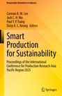 "Smart Production for Sustainability," ein Buchcover in Gelbtönen mit schwarzem Text und dem Springer-Logo.