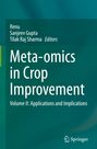 Titel: "Meta-omics in Crop Improvement: Volume II". Herausgeber: Renu, Sanjeev Gupta, Tilak Raj Sharma. Logo: Springer.