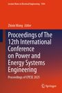 Proceedings of The 12th International Conference on Power and Energy Systems Engineering, Buch