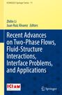 Titel: "Recent Advances on Two-Phase Flows, Fluid-Structure Interactions, Interface Problems, and Applications". Dominante gelbe und blaue Bereiche.
