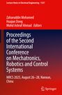 Proceedings of the Second International Conference on Mechatronics, Robotics and Control Systems, Buch
