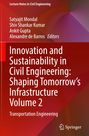 Titel: "Innovation and Sustainability in Civil Engineering: Shaping Tomorrow’s Infrastructure Volume 2". Roter Hintergrund, Springer-Logo.