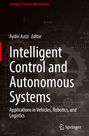 "Intelligent Control and Autonomous Systems" von Aydin Azizi. Thema: Fahrzeuge, Robotik, Logistik. Zahnräder im Hintergrund.