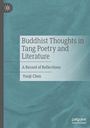 "Buddhist Thoughts in Tang Poetry and Literature: A Record of Reflections" von Yunji Chen. Blau-grauer Hintergrund.