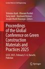 Buchtitel: Proceedings of the Global Conference on Green Construction Materials and Practices 2025. Rotes Cover, abstrakte Grafik.