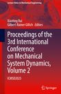 "Proceedings of the 3rd International Conference on Mechanical System Dynamics, Volume 2. ICMSD2025. Illustration von Zahnrädern."