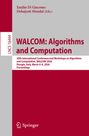 "LNCS 16444", "WALCOM: Algorithms and Computation", "Springer" unten. Rote und graue Buchtitelgestaltung.